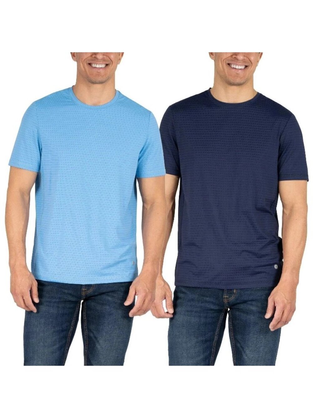 NWT Soybu Men's S 2-Pack Active T-Shirts Navy & Blue Moisture-Wicking J2053